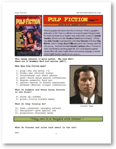 thumbnail, Pulp Fiction
